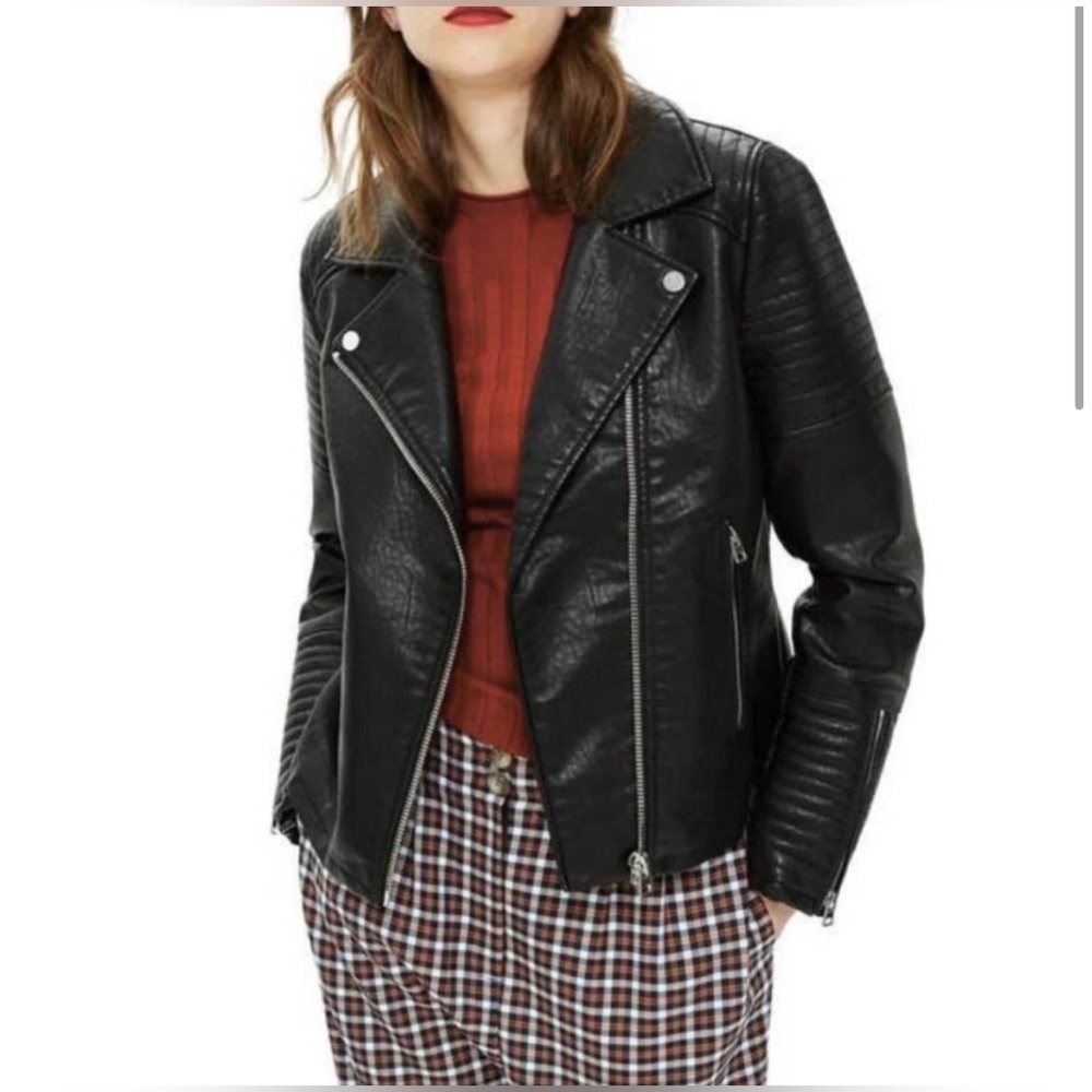 TOPSHOP Vegan leather jacket